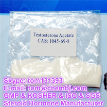 Acétate stéroïde CAS de testostérone de gain de muscle fonctionnel: 1045-69-8